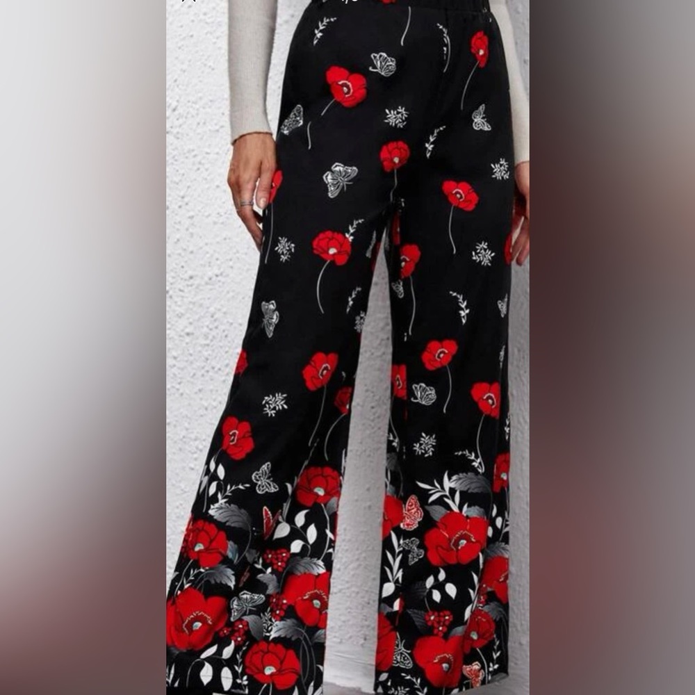 Floral prints wide legs ( tall
